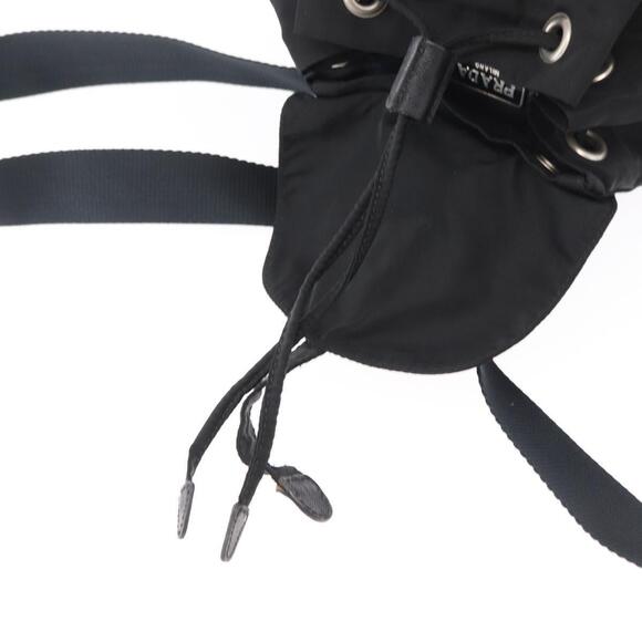 PRADA Backpack Nylon Black Silver Auth 154530 main image 10